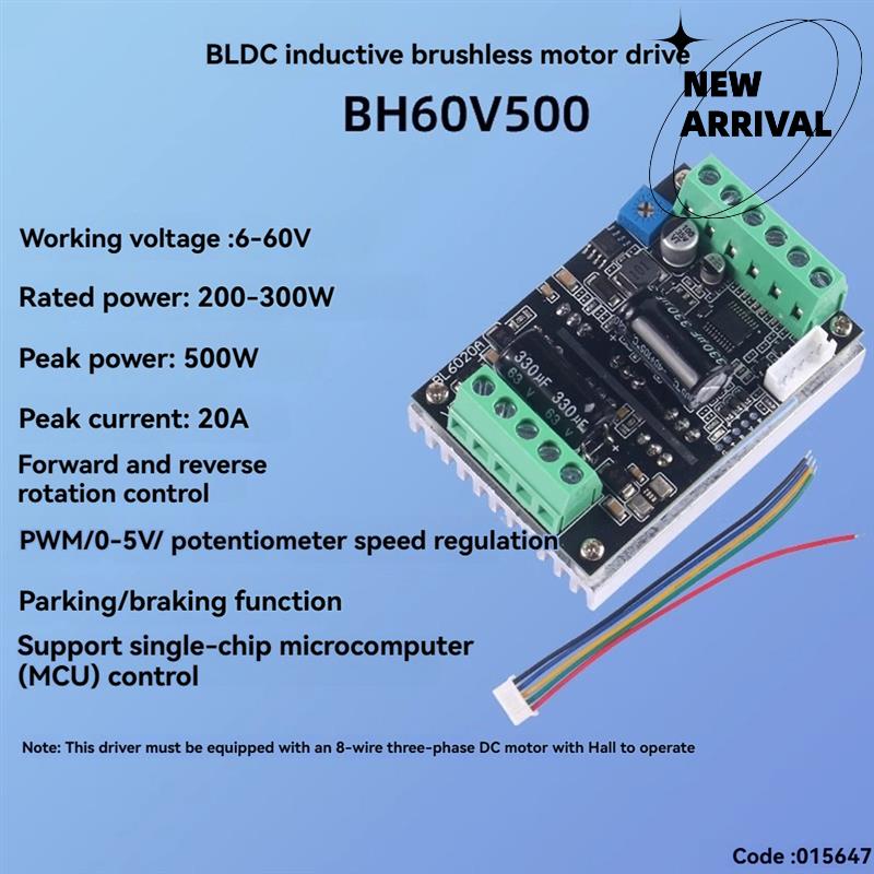 PWM 3 เฟส 500W มอเตอร์ 6-60V 2 - Motor Driver Module บทวิจารณ์และราคา