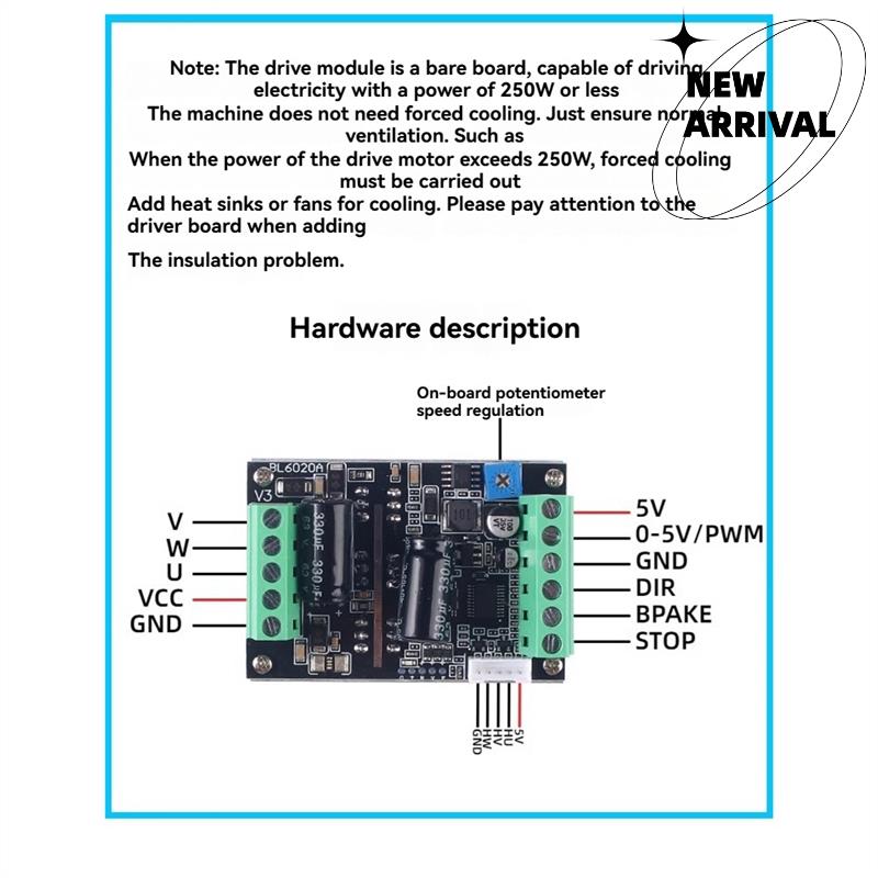 PWM 3 เฟส 500W มอเตอร์ 6-60V 2 - Motor Driver Module บทวิจารณ์และราคา
