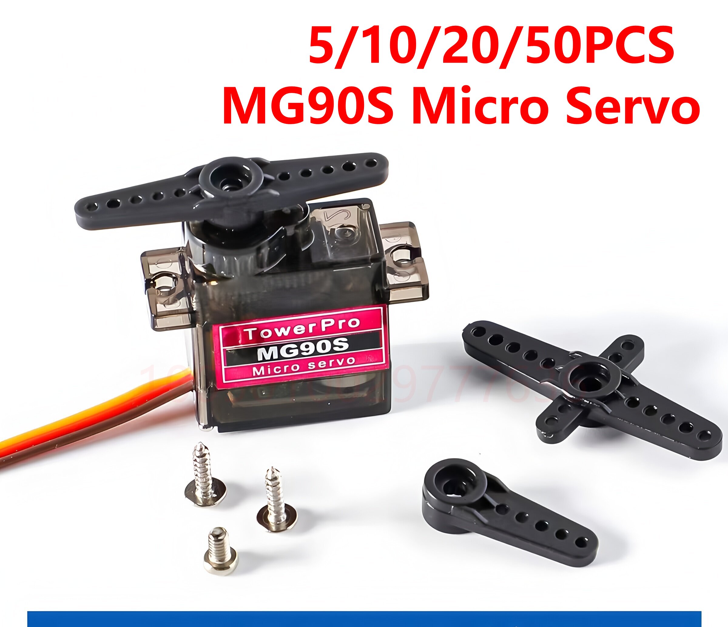 เซอร์โว MG90S 5/10/20/40 ชิ้น  - Micro Servo บทวิจารณ์และราคา