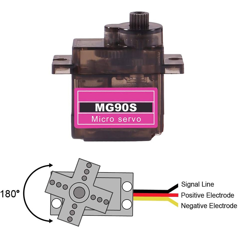 เซอร์โว MG90S 5/10/20/40 ชิ้น  - Micro Servo บทวิจารณ์และราคา