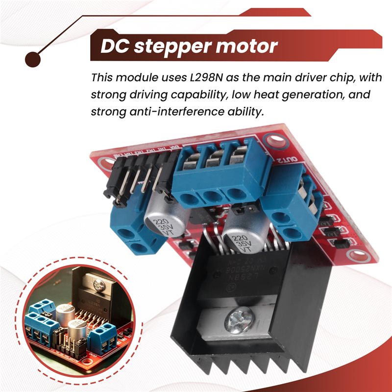 โมดูล AED7-L298N บอร์ดควบคุมมอ - Motor Driver L298N บทวิจารณ์และราคา