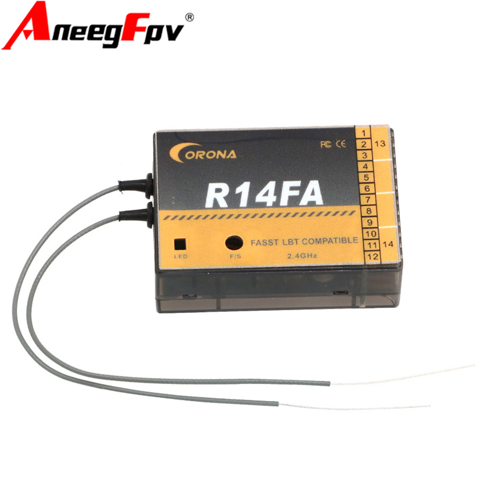 ตัวรับสัญญาณรุ่น Corona R14FA  - Micro Servo บทวิจารณ์และราคา
