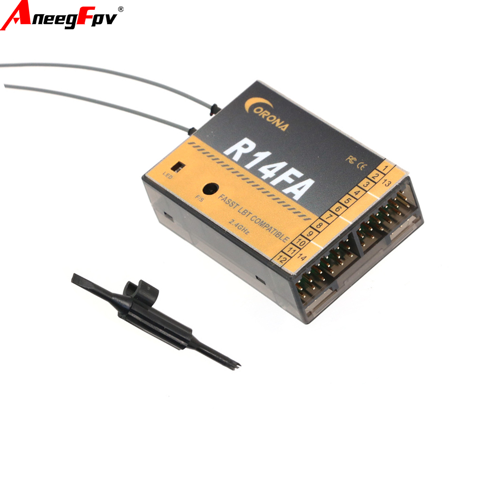 ตัวรับสัญญาณรุ่น Corona R14FA  - Micro Servo บทวิจารณ์และราคา