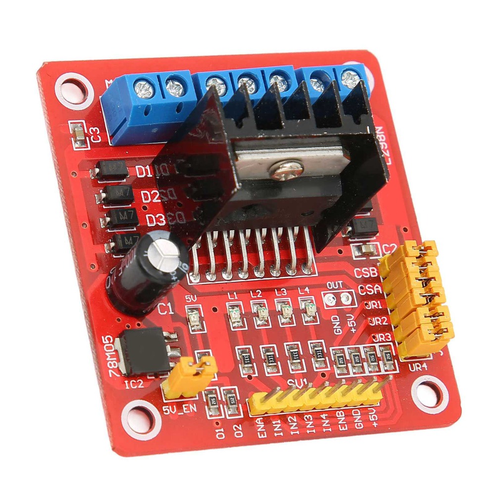 L298N โมดูลไดรเวอร์สเต็ปเปอร์ม - Motor Driver L298N บทวิจารณ์และราคา