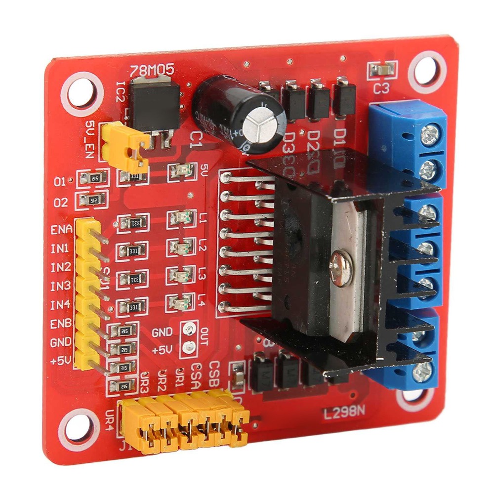 L298N โมดูลไดรเวอร์สเต็ปเปอร์ม - Motor Driver L298N บทวิจารณ์และราคา