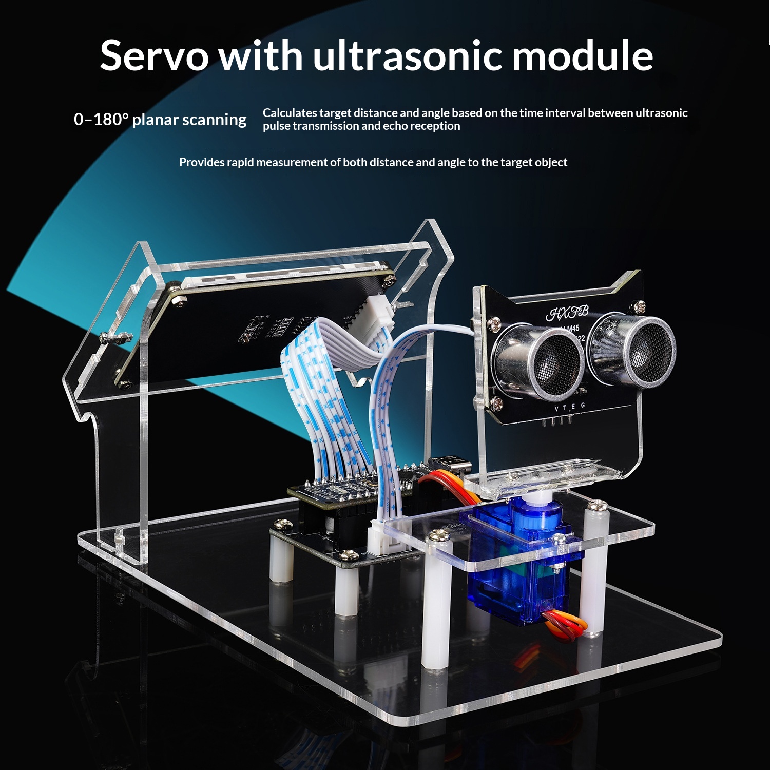ชุดอุปกรณ์ DIY เซ็นเซอร์เรดาร์ - Servo Kit บทวิจารณ์และราคา